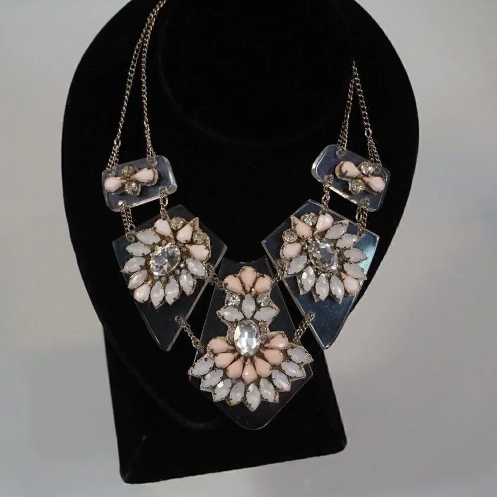 Night Out Statement Necklace by Accessorize Rhinestones Crystals